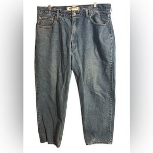 Levi’s 550 Relaxed Fit Mens Jeans Blue Denim 100% Cotton W40 L30 Zip Fly Classic